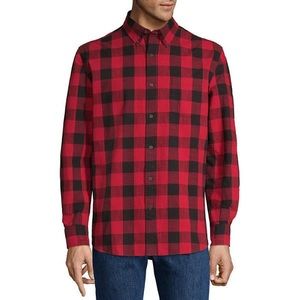 Men’s St. John’s bay plaid flannel